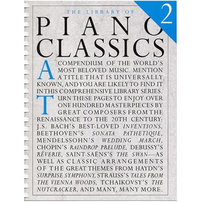 Music Sales The Library Of Piano Classics Book 2, Fachbücher Music Sales The Library Of Piano Classics Book 2, Fachbücher