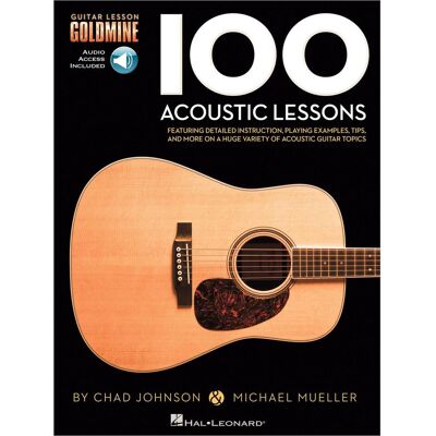 Hal Leonard 100 Acoustic Lessons, Fachbücher Hal Leonard 100 Acoustic Lessons, Fachbücher