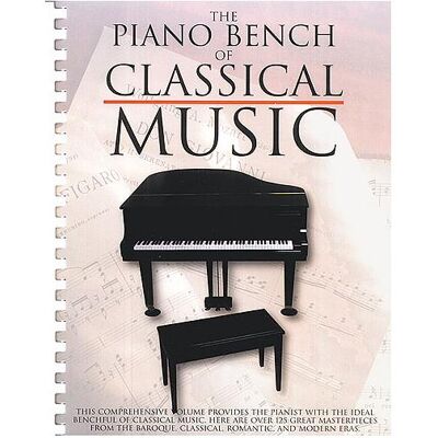 Music Sales The Piano Bench Of Classical Music, Fachbücher Music Sales The Piano Bench Of Classical Music, Fachbücher
