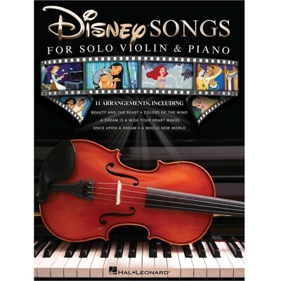 Disney Songs for Solo Violin & Piano, Fachbücher Disney Songs for Solo Violin & Piano, Fachbücher