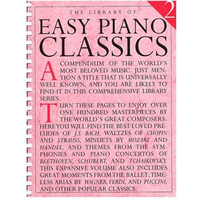Music Sales Library Of Easy Piano Classics 2, Fachbücher Music Sales Library Of Easy Piano Classics 2, Fachbücher
