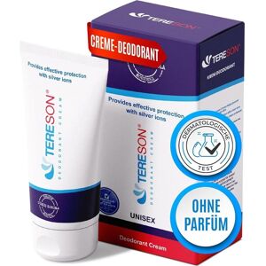 Tereson, Deo, Creme Deodorant, Langfristiger Schutz gegen Körpergeruch mit Silberionen-Formel (Crème, Spray) Tereson, Deo, Creme Deodorant, Langfristiger Schutz gegen Körpergeruch mit Silberionen-Formel (Crème, Spray)