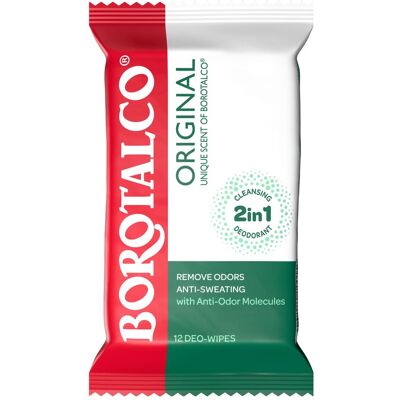 4x Borotalco, Deo, Deo Tüchern Original 12 Stk. (70 g) 4x Borotalco, Deo, Deo Tüchern Original 12 Stk. (70 g)