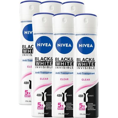 NIVEA, Deo, Deo Spray Invisible Multipack 6 x 150 ml (Spray, 150 ml) NIVEA, Deo, Deo Spray Invisible Multipack 6 x 150 ml (Spray, 150 ml)