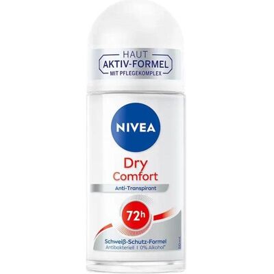 Nivea, Deo, Deo Roll-on Dry Comfort Multipack 6 x 50 ml (Roll-on, 50 ml) Nivea, Deo, Deo Roll-on Dry Comfort Multipack 6 x 50 ml (Roll-on, 50 ml)