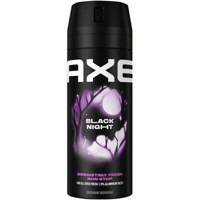 2x AXE, Deo, Deodorant & Bodyspray Black Night ohne Aluminiumsalze 150 ml (Spray, 150 ml) 2x AXE, Deo, Deodorant & Bodyspray Black Night ohne Aluminiumsalze 150 ml (Spray, 150 ml)