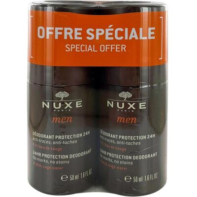 Nuxe Men Duo 24h Schutz Deodorant Roll-On Set 2 Stück Nuxe Men Duo 24h Schutz Deodorant Roll-On Set 2 Stück