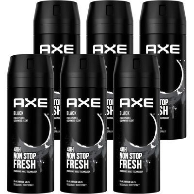 2x AXE, Deo, Deo Spray Black 6x 150 ml (Spray, 150 ml) 2x AXE, Deo, Deo Spray Black 6x 150 ml (Spray, 150 ml)