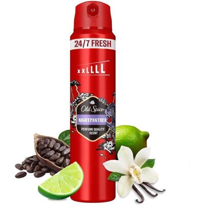 Old Spice Nightpanther Deodorant - Lang anhaltender Geruchsschutz Old Spice Nightpanther Deodorant - Lang anhaltender Geruchsschutz
