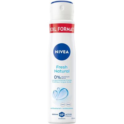 2x NIVEA, Deo, Fresh Natural Spray XXL (Spray, 250 ml) 2x NIVEA, Deo, Fresh Natural Spray XXL (Spray, 250 ml)