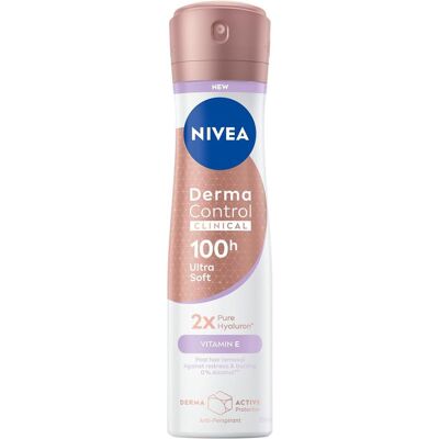 Nivea, Deo, Antitranspirantspray Derma Control Clinical Ultra Soft 150 ml (Spray, 150 ml) Nivea, Deo, Antitranspirantspray Derma Control Clinical Ultra Soft 150 ml (Spray, 150 ml)