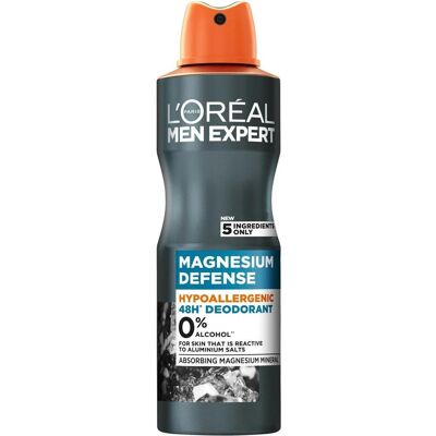 L'Oréal Paris, Deo, Loreal Men Expert Deodorant Spray Magnesium Defence 250ml (Spray, 250 ml) L'Oréal Paris, Deo, Loreal Men Expert Deodorant Spray Magnesium Defence 250ml (Spray, 250 ml)