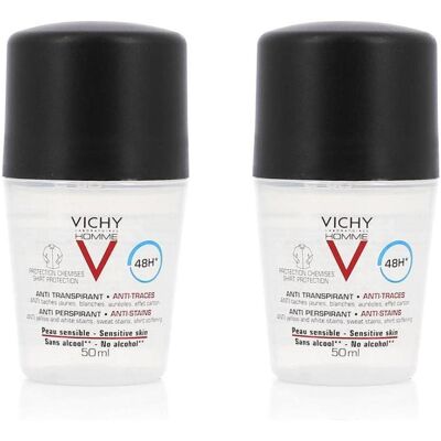Vichy Homme Antitranspirant - 2x50ml Vichy Homme Antitranspirant - 2x50ml