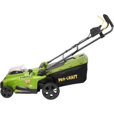 Procraft, Rasenmäher, PLM20bb Akku Rasenmäher 40 V ( 2x 20 V ) 370 mm Brushless + 2x Akku 4,0 Ah - ohne Ladegerät (Akkubetrieb) Procraft, Rasenmäher, PLM20bb Akku Rasenmäher 40 V ( 2x 20 V ) 370 mm Brushless + 2x Akku 4,0 Ah - ohne Ladegerät (Akkubetrieb)