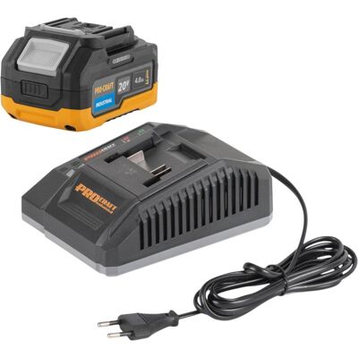 Procraft, Werkzeugakku + Ladegerät, Starter Set 20 V C20/4 Ladegerät + 1x 20/4 Industrial Akku 4,0 Ah (20 V) Procraft, Werkzeugakku + Ladegerät, Starter Set 20 V C20/4 Ladegerät + 1x 20/4 Industrial Akku 4,0 Ah (20 V)