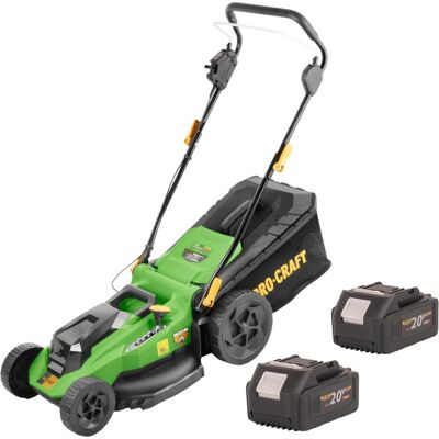 Procraft, Rasenmäher, PLM23bb Akku Rasenmäher 40 V ( 2x 20 V ) 430 mm Brushless + 2x Akku 4,0 Ah - ohne Ladegerät (Akkubetrieb) Procraft, Rasenmäher, PLM23bb Akku Rasenmäher 40 V ( 2x 20 V ) 430 mm Brushless + 2x Akku 4,0 Ah - ohne Ladegerät (Akkubetrieb)
