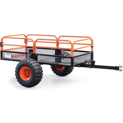 Wiltec, Zubehör Gartenmaschinen, Kippanhänger bis 680kg für Rasentraktor Anhänger Kipper Kippmulde Garten (Rasentraktor) Wiltec, Zubehör Gartenmaschinen, Kippanhänger bis 680kg für Rasentraktor Anhänger Kipper Kippmulde Garten (Rasentraktor)