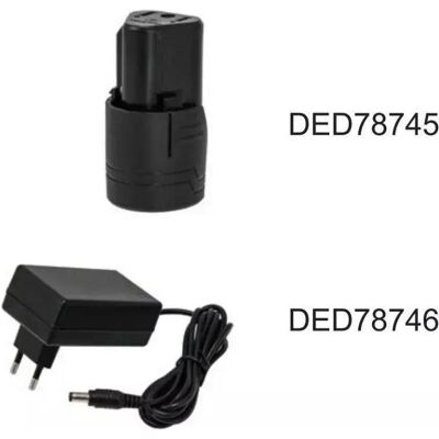 Dedra, Werkzeugakku + Ladegerät, 12V-Ladegerät für DED7874 (DED78746) Dedra, Werkzeugakku + Ladegerät, 12V-Ladegerät für DED7874 (DED78746)