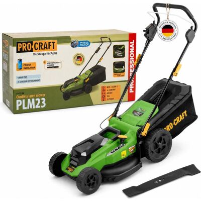 Procraft, Rasenmäher, PLM23bb Akku Rasenmäher 40 V ( 2x 20 V ) 430 mm Brushless Solo - ohne Akku, ohne Ladegerät (Akkubetrieb) Procraft, Rasenmäher, PLM23bb Akku Rasenmäher 40 V ( 2x 20 V ) 430 mm Brushless Solo - ohne Akku, ohne Ladegerät (Akkubetrieb)