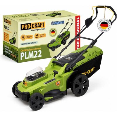 Procraft, Rasenmäher, PLM22bb Akku Rasenmäher 40 V ( 2x 20 V ) 430 mm Brushless Solo - ohne Akku, ohne Ladegerät (Akkubetrieb) Procraft, Rasenmäher, PLM22bb Akku Rasenmäher 40 V ( 2x 20 V ) 430 mm Brushless Solo - ohne Akku, ohne Ladegerät (Akkubetrieb)