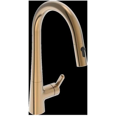 Hansa Hansadesigno Style Comfort Küchenarmatur - Ausziehbarer Wasserhahn, Keramikkartusche, Drehbarer Auslauf Hansa Hansadesigno Style Comfort Küchenarmatur - Ausziehbarer Wasserhahn, Keramikkartusche, Drehbarer Auslauf