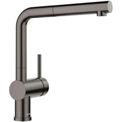 Blanco LINUS-S Küchenarmatur - Satin Dark Steel - Herausziehbarer Auslauf - Metallausführung - Leichtes Befüllen Blanco LINUS-S Küchenarmatur - Satin Dark Steel - Herausziehbarer Auslauf - Metallausführung - Leichtes Befüllen