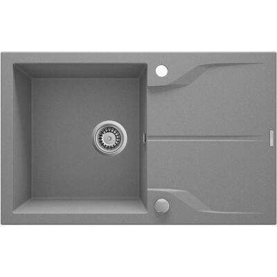 Deante 1-Model Granitspüle mit Abtropfbereich - Flächenbündig Deante 1-Model Granitspüle mit Abtropfbereich - Flächenbündig