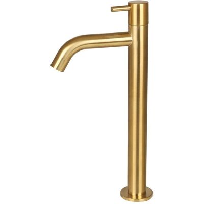 Differnz, Küchenarmatur, Waschbeckenhahn - Kaltwasserhahn - hoch - 28,5 x 11,5 cm - Matt Gold (30,415,54) Differnz, Küchenarmatur, Waschbeckenhahn - Kaltwasserhahn - hoch - 28,5 x 11,5 cm - Matt Gold (30,415,54)