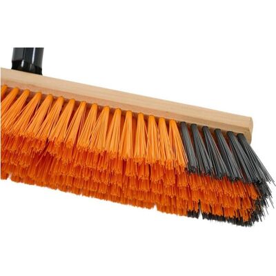 Siena Garden Saalbesen Elaston 60 cm Kraftpaket Buche FSC 100 %, Reinigungsutensil, Orange, Braun, Grau Siena Garden Saalbesen Elaston 60 cm Kraftpaket Buche FSC 100 %, Reinigungsutensil, Orange, Braun, Grau