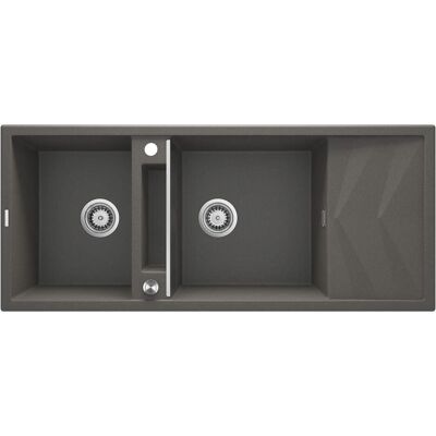 Deante Magnetisches Granitwaschbecken mit 2 Becken und Abtropffläche - Spüle Deante Magnetisches Granitwaschbecken mit 2 Becken und Abtropffläche - Spüle