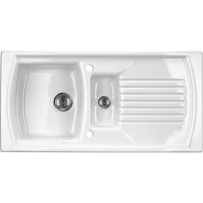 Deante 1,5-Becken Keramikspüle mit Abtropfbereich - Spüle Deante 1,5-Becken Keramikspüle mit Abtropfbereich - Spüle