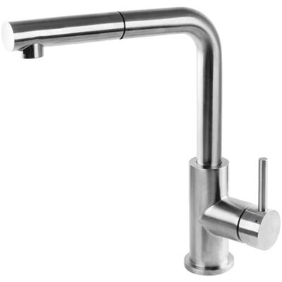 Omnires, Küchenarmatur, Albany Küchenarmatur mit ausziehbarem Auslauf, Nickel Omnires, Küchenarmatur, Albany Küchenarmatur mit ausziehbarem Auslauf, Nickel