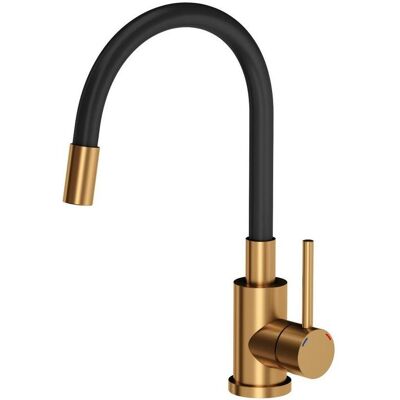 Steiner, Küchenarmatur, Maggie stehende Küchenarmatur schwarz mit Kupfer-Finish (84818011) Steiner, Küchenarmatur, Maggie stehende Küchenarmatur schwarz mit Kupfer-Finish (84818011)