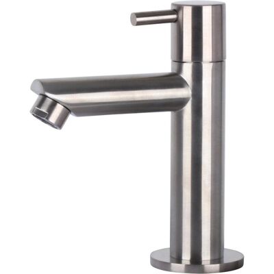 Differnz, Küchenarmatur, Wastafelkraan Recht – Kraan Koud Water – Toiletkraan – Mat Chroom (30.412.76) Differnz, Küchenarmatur, Wastafelkraan Recht – Kraan Koud Water – Toiletkraan – Mat Chroom (30.412.76)