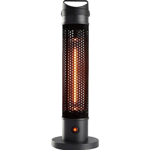 SHE s.r.l. SHX49HEAT2022 Infrarotheizung 3 m² Schwarz, Heizstrahler, Schwarz