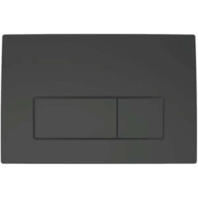 Geberit Delta 50 Doppel-Drückerplatte - Matt Schwarz - 24,6x16,4cm Geberit Delta 50 Doppel-Drückerplatte - Matt Schwarz - 24,6x16,4cm