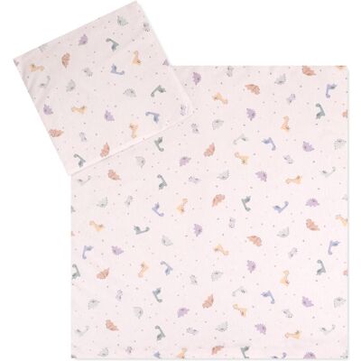 JULIUS ZÖLLNER Baby- und Kinderbettwäsche - Little Dinos Jersey 80x80/35x40 JULIUS ZÖLLNER Baby- und Kinderbettwäsche - Little Dinos Jersey 80x80/35x40