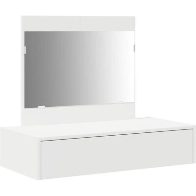 vidaXL Weiß MDF 83 x 40 x 70 cm Spiegel Frisiertisch - Spiegel vidaXL Weiß MDF 83 x 40 x 70 cm Spiegel Frisiertisch - Spiegel