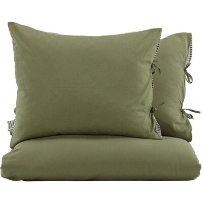 Venture Home Jenna Bettwäsche - Wendbares Baumwoll-Leinen-Set - 240x220cm Venture Home Jenna Bettwäsche - Wendbares Baumwoll-Leinen-Set - 240x220cm