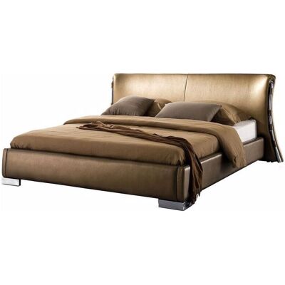 Beliani Wasserbett - Moderner Stil mit Echtem Leder - 140x200cm Beliani Wasserbett - Moderner Stil mit Echtem Leder - 140x200cm