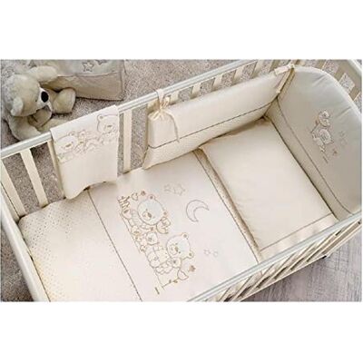 Italbaby, Kinderbettwäsche, Pony Happy Family Bettwäsche-Set, 4-teilig Italbaby, Kinderbettwäsche, Pony Happy Family Bettwäsche-Set, 4-teilig