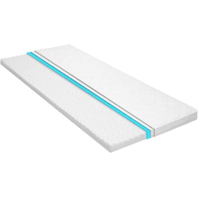 vidaXL Topper - 6cm Weiß - Komfort & Unterstützung vidaXL Topper - 6cm Weiß - Komfort & Unterstützung