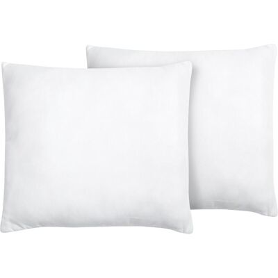Beliani Mikrofaser Kissen - Set aus 2 - 80x80 cm Beliani Mikrofaser Kissen - Set aus 2 - 80x80 cm