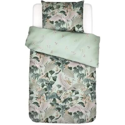 Essenza Pistache Bio-Baumwollsatin Bettwäsche-Set Essenza Pistache Bio-Baumwollsatin Bettwäsche-Set