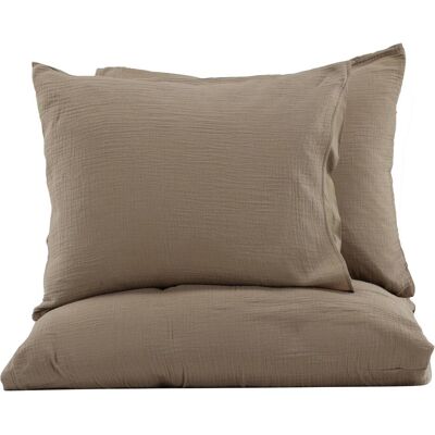 Venture Home Mila Bettwäsche - 240x220 cm - Braun Venture Home Mila Bettwäsche - 240x220 cm - Braun