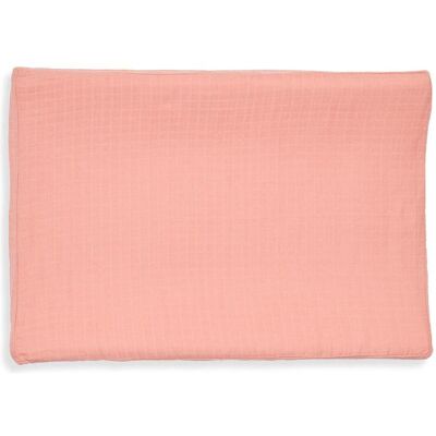 Jollein Wickelauflagenbezug wrinkled cotton 50 x 70 cm Rosewood Pink - Wickelauflagebezug Jollein Wickelauflagenbezug wrinkled cotton 50 x 70 cm Rosewood Pink - Wickelauflagebezug