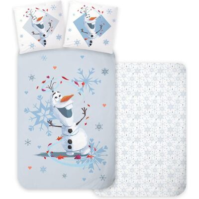BrandMac, Kinderbettwäsche, Bed Linen - Junior Size 100x140 cm - Frozen Olaf (1029497) (100 x 140 cm, 40 x 40 cm) BrandMac, Kinderbettwäsche, Bed Linen - Junior Size 100x140 cm - Frozen Olaf (1029497) (100 x 140 cm, 40 x 40 cm)