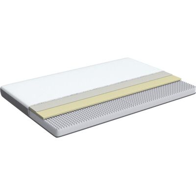 Beliani Schaumstoffmatratze Weiß EU Kleines Einzelbett - Schaumstoffmatratze Beliani Schaumstoffmatratze Weiß EU Kleines Einzelbett - Schaumstoffmatratze
