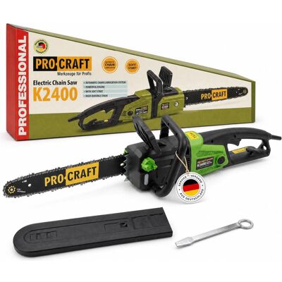 Procraft, Kettensäge, K2400 Kettensäge 2000 Watt 405 mm Schnittlänge (Elektro Kettensäge) Procraft, Kettensäge, K2400 Kettensäge 2000 Watt 405 mm Schnittlänge (Elektro Kettensäge)