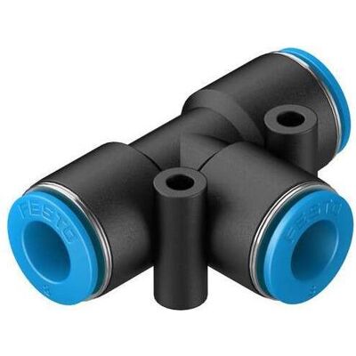 Festo, Rohrverbindungstechnik, Push in T Connector, 8mm (T-Verbindung) Festo, Rohrverbindungstechnik, Push in T Connector, 8mm (T-Verbindung)